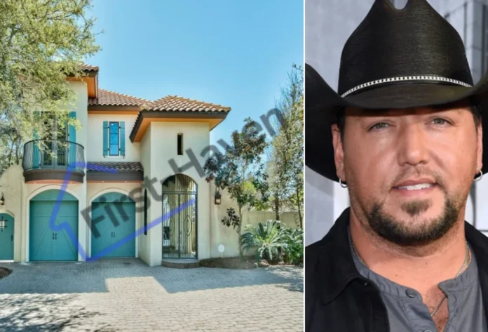 Jason Aldean house in Nashville, showcasing its modern architecture and luxurious interiors.