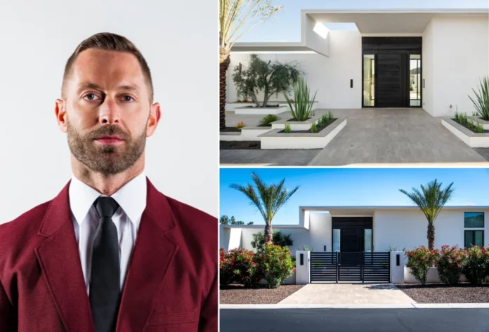 Luxurious kliff kingsbury house with mountain views and resort-style pool in Paradise Valley, Arizona.