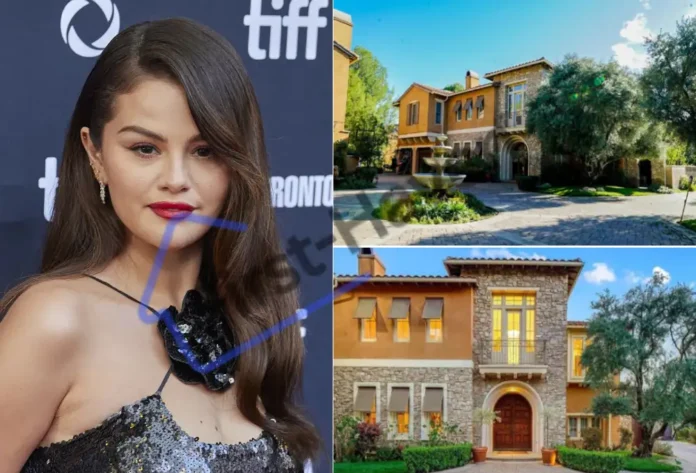 Inside Selena Gomez house showcasing luxurious features like pool & recording studio in Encino.