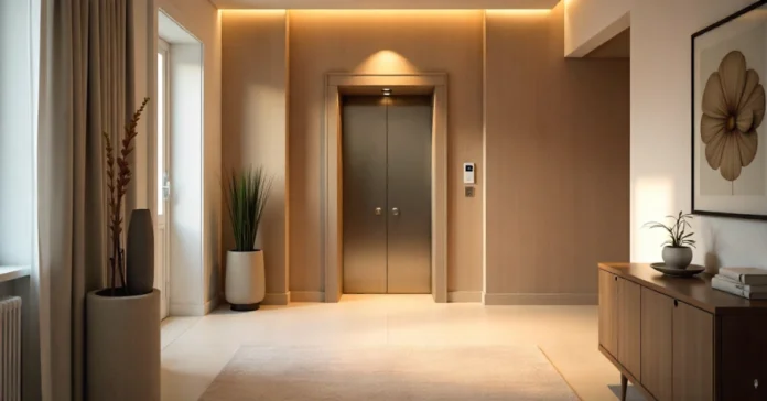 Modern home elevator installed by TreeleftBigShop showing benefits of installing elevator for family mobility and accessibility