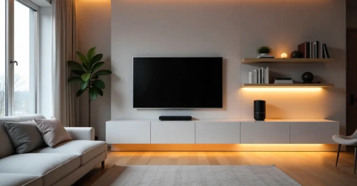 Home Hacks Decoradtech smart home upgrade guide featuring smart lighting, voice assistants, and hidden tech integration for stylish modern living