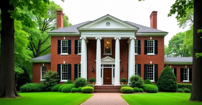 Nichols House JHY Georgian layout on Johns Hopkins Homewood Campus