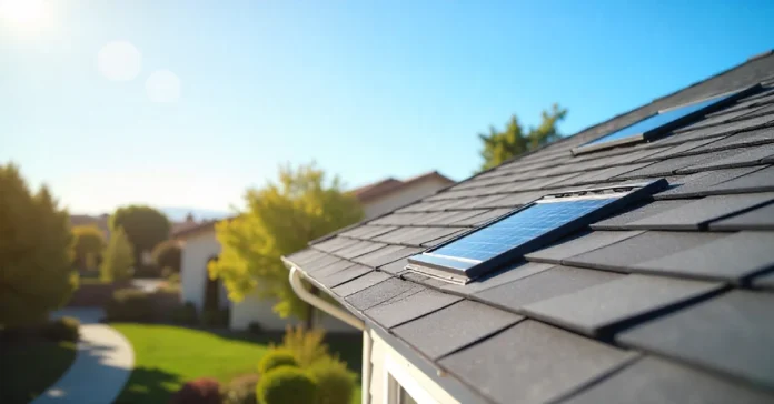 Modern roof with ridge and soffit vents showing proper Roofing Venting San Jose for better airflow.
