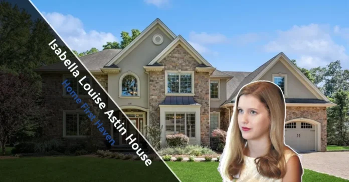 Front view of Isabella Louise Astin House featuring luxury architecture and beautiful modern exterior design.