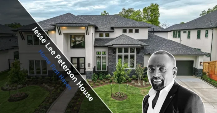 Jesse Lee Peterson house exterior in South Central Los Angeles California