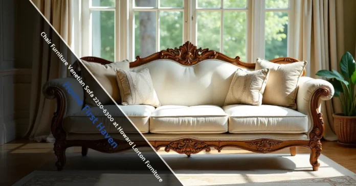 Chair Furniture Venetian Sofa 2250-6300 at Howard Lorton Furniture showcasing elegant design, plush seating, and classic craftsmanship.