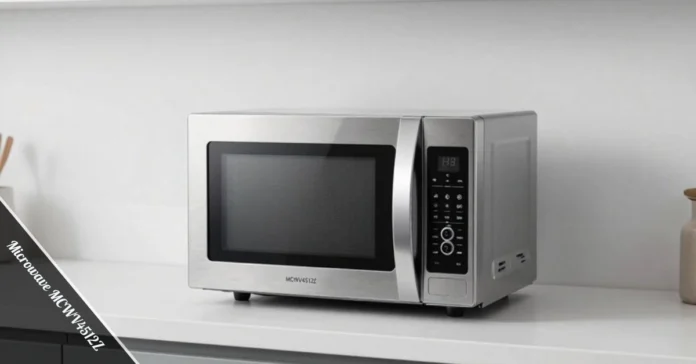 Microwave MCWV4512Z countertop stainless steel microwave with sensor cooking and 1100-1200W power output