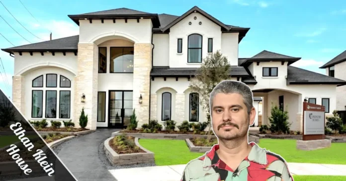 Ethan Klein House - luxury Bel Air mansion exterior with modern architecture, landscaping and guard-gated entry