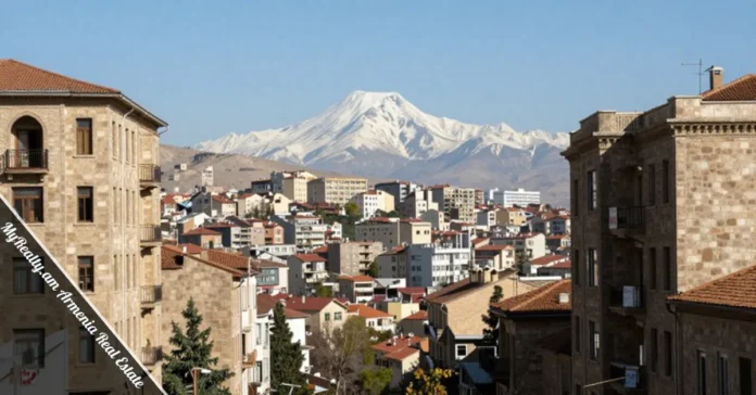 Armenia real estate properties in Yerevan showing modern apartments and buildings on MyRealty.am platform